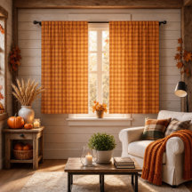 Klassieke Pompoen Herfst Gingham Plaid Rut