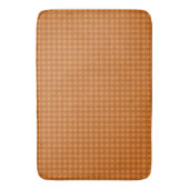 Klassieke Pompoen Herfst Gingham Plaid Rut Badmat (Voorkant Verticaal)
