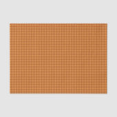Klassieke pompoen herfst gingham ruitruit tissuepapier (Voorkant)