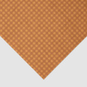 Klassieke pompoen herfst gingham ruitruit tissuepapier (Detail)