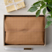 Klassieke pompoen herfst gingham ruitruit tissuepapier (Geschenk)
