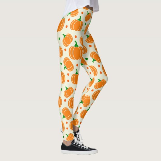 Klassieke pompoen patch leggings (Rechts)