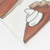 Klassieke pompoen Pie Slice Thanksgiving Fleece Deken (Hoek)