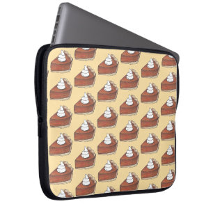 Klassieke pompoen Pie Slice Thanksgiving Laptop Sleeve