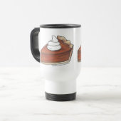 Klassieke pompoen Pie Slice Thanksgiving Reisbeker (Voorkant links)