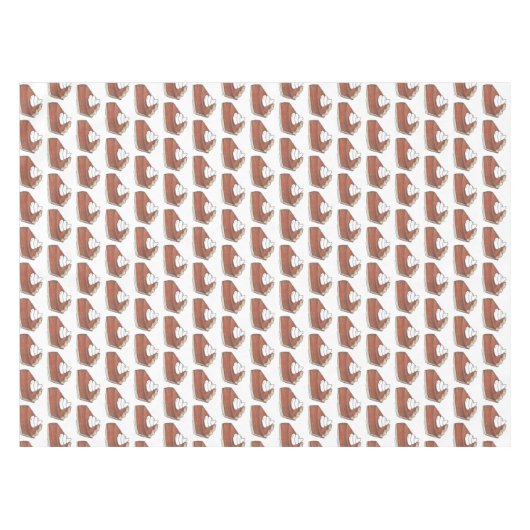 Klassieke pompoen Pie Slice Thanksgiving Tafelkleed (Voorkant (Horizontaal))