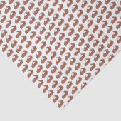 Klassieke pompoen Pie Slice Thanksgiving Tissuepapier (Detail)