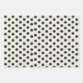 Klassieke poodot White Red Black Stropdas Collecti Inpakpapier Vel (Voorkant 3)