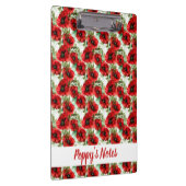 Klassieke Poppy Pattern Name Klembord (Rechts)