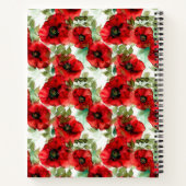 Klassieke Poppy Pattern Name Notitieboek (Achterkant)