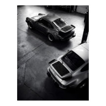 Klassieke Porsche 911 Turbo Luchtfoto