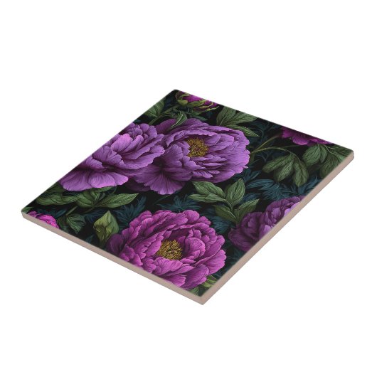 Klassieke Portugese pioenrozen Tegels voor thuis v Tegeltje (Zijkant)