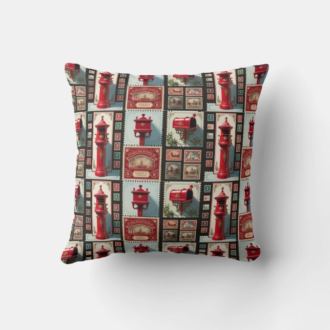 Klassieke Postal Theme Home Decor Kussen (Achterkant)