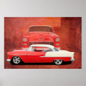 Klassieke Poster 1955 1956 Chevy 55 56 (Voorkant)