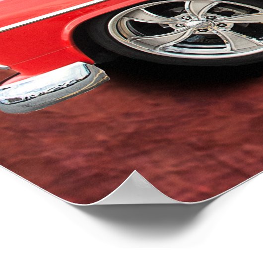 Klassieke Poster 1955 1956 Chevy 55 56 (Hoek)