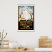 Klassieke Posterprint Baltimore-spoorweg Poster (Keuken)