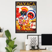 Klassieke Posterprint OAXACA Mexico Groot Poster (Thuiskantoor)