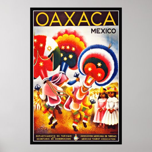 Klassieke Posterprint OAXACA Mexico Groot Poster (Voorkant)