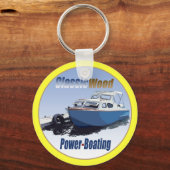 Klassieke Power-Boating Sleutelhanger (Voorkant)