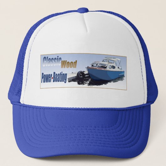 Klassieke Power-Boating Trucker Pet (Voorkant)