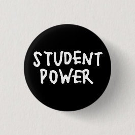 Klassieke Power Protest Button 1960 voor studenten