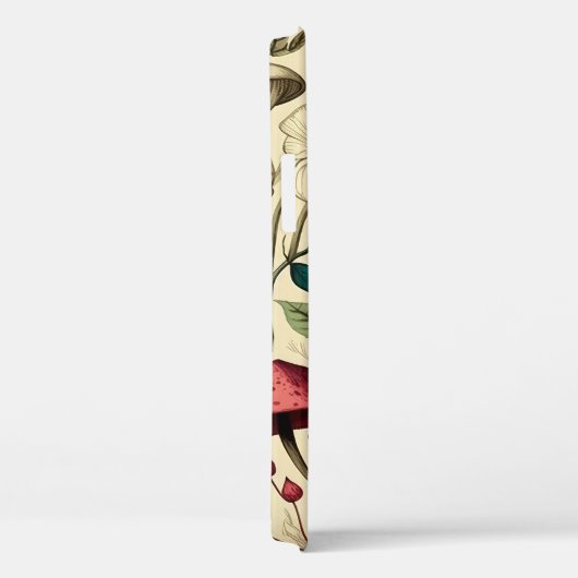 Klassieke Premium-paddenstoel en bloemenontwerp Case-Mate iPhone Case (Achterkant / Rechts)