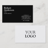 Klassieke Premium Pearl Standard Visitekaartje (Voorkant / Achterkant)