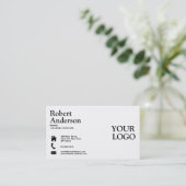 Klassieke Premium Thick Standard Visitekaartje (Staand voorkant)