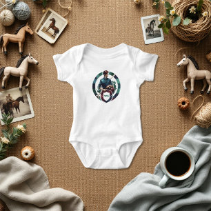 Klassieke Preppy Charm Equestrian Polo Monogram