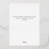 Klassieke Prettige feestdagen | Green Three Photo  (Achterkant)