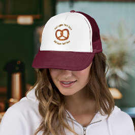 Klassieke Pretzel Zoute Twisted Knot - 2 regels te Trucker Pet