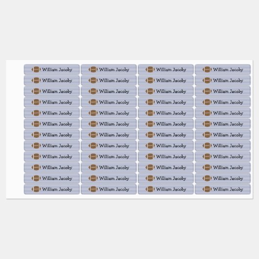 Klassieke primaire Crayon Blue Pset Name Labels (Vel)