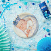 Klassieke Prince Boy Baby Shower Papieren Bordje (Feest)