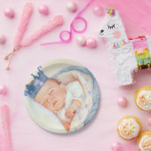 Klassieke Prince Boy Baby Shower Papieren Bordje (Feest)