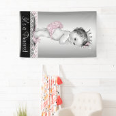 Klassieke Prinses Baby Shower Spandoek (Insitu)