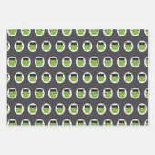 Klassieke  printflap, aangepaste halloween inpakpapier vel (Voorkant 2)