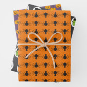 Klassieke  printflap, aangepaste halloween inpakpapier vel (In situ)