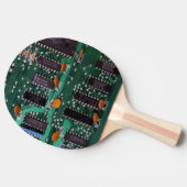 Klassieke printkaart (PCB) Tafeltennisbatje (Zijkant)