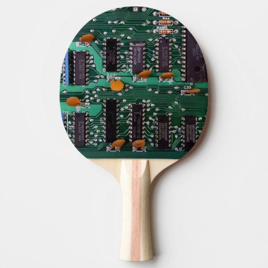 Klassieke printkaart (PCB) Tafeltennisbatje (Voorkant)