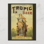 Klassieke Productlabel Kunst, Tropic Beer Gladiato Briefkaart (Voorkant)