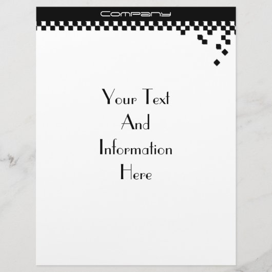 Klassieke professionele briefhoofd (Voorkant)