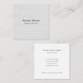 Klassieke professionele grijze Visitekaartjes (Voorkant / Achterkant)