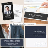 Klassieke Professionele Luxe Zwart Wit Visitekaartje