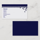 Klassieke professionele profielkaart visitekaartje (Voorkant / Achterkant)