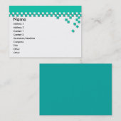 Klassieke professionele profielkaart visitekaartje (Voorkant / Achterkant)