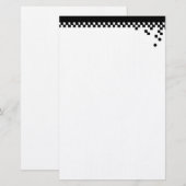 Klassieke professionele schrijfkunst briefpapier (Voorkant / Achterkant)