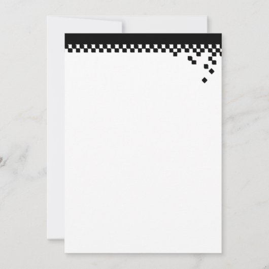 Klassieke professionele uitnodiging (Voorkant)