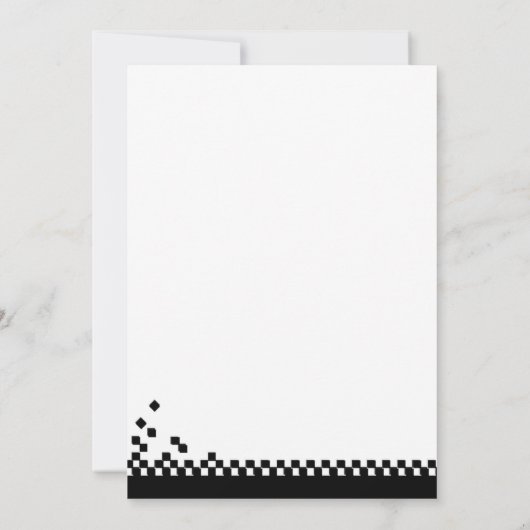 Klassieke professionele uitnodiging (Achterkant)