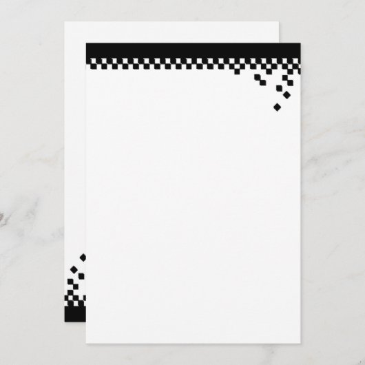 Klassieke professionele uitnodiging (Voorkant / Achterkant)