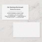 Klassieke, professionele Visitekaartje voor de gez (Voorkant / Achterkant)